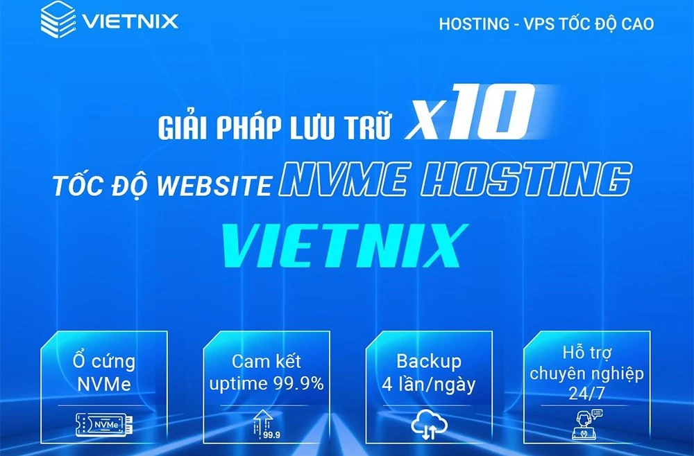 Bắt kịp xu hướng website tốc độ cao 2025 cùng NVMe Hosting Vietnix ảnh 1