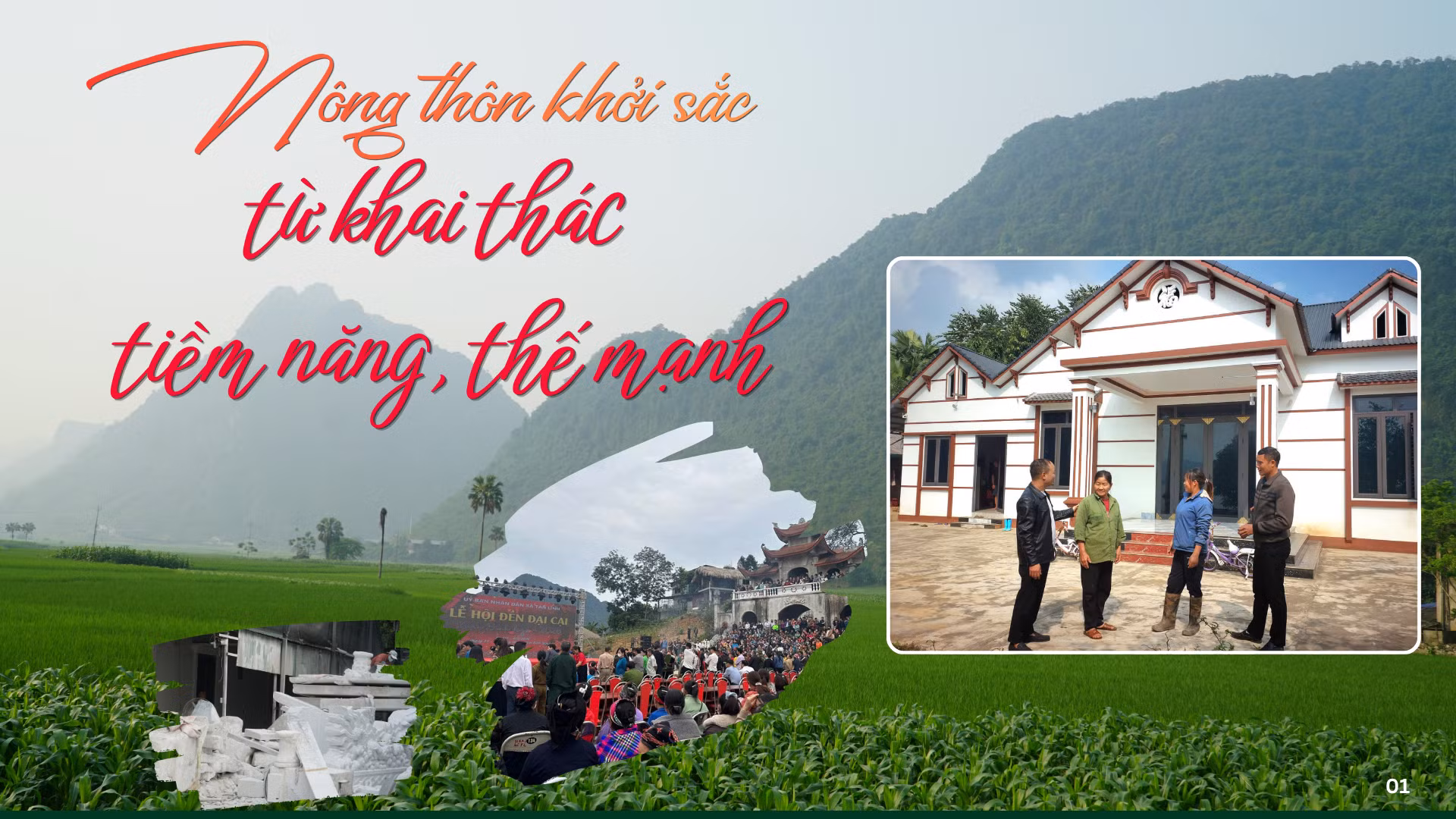 Nông thôn khởi sắc từ khai thác tiềm năng, thế mạnh 