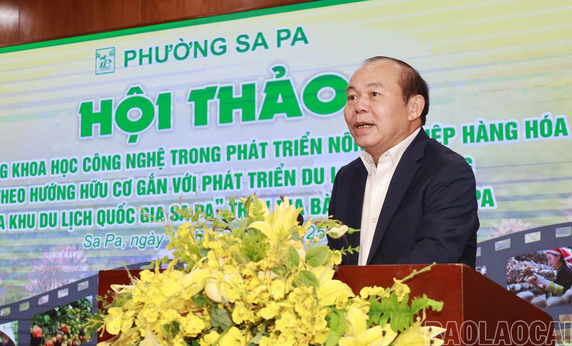 TS. Nguyễn Ngọc Bảo - Chủ tịch Hội đồng quản lý Viện Kinh tế xanh phát biểu tại Hội thảo. mg-2204.png