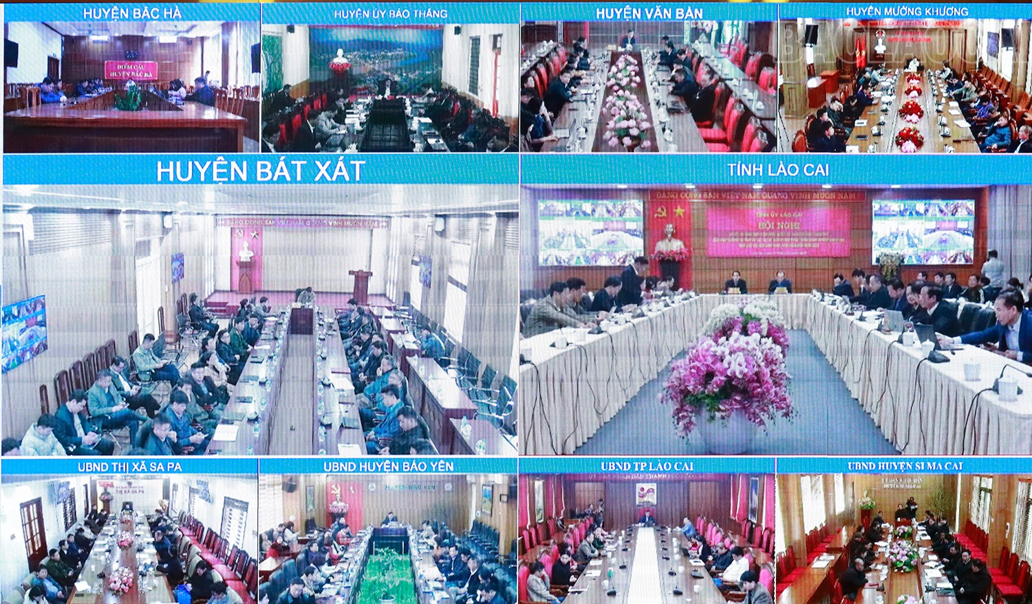 Hội nghị được kết nối trực tuyến đến 9 điểm cầu các huyện, thị xã, thành phố trên địa bàn tỉnh. mg-6407.jpg