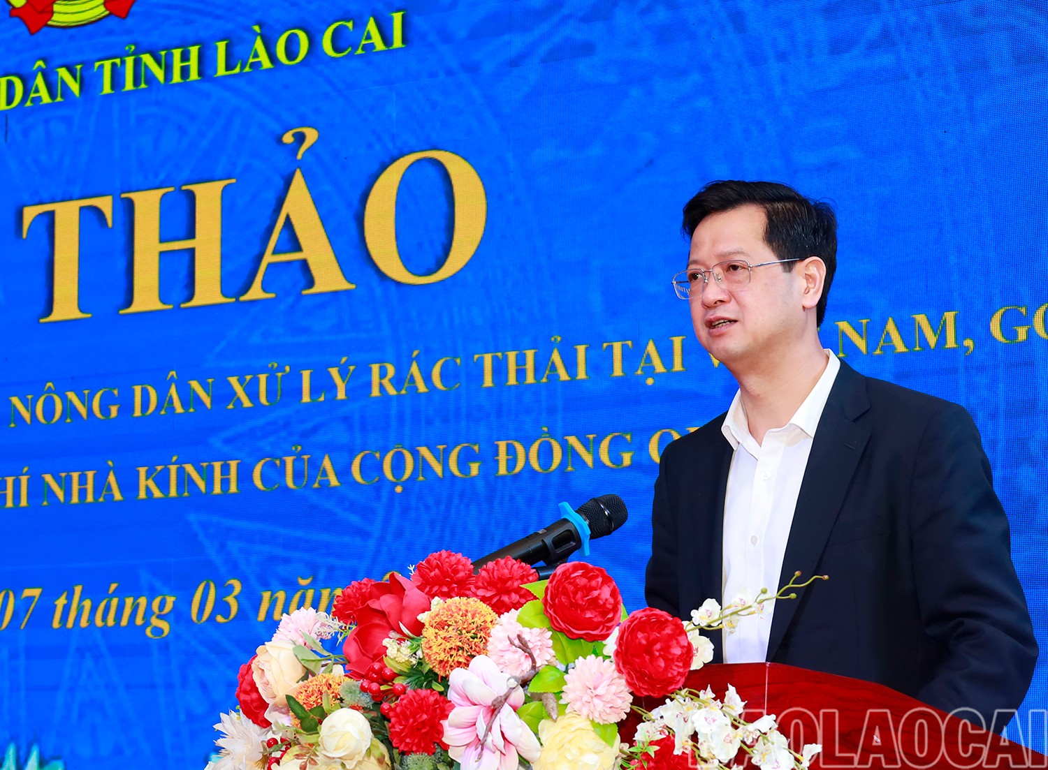 Ông Bùi Quang Hưng, Chủ tịch Hội Nông dân tỉnh Lào Cai đánh giá hiệu quả của dự án. mg-8879.jpg