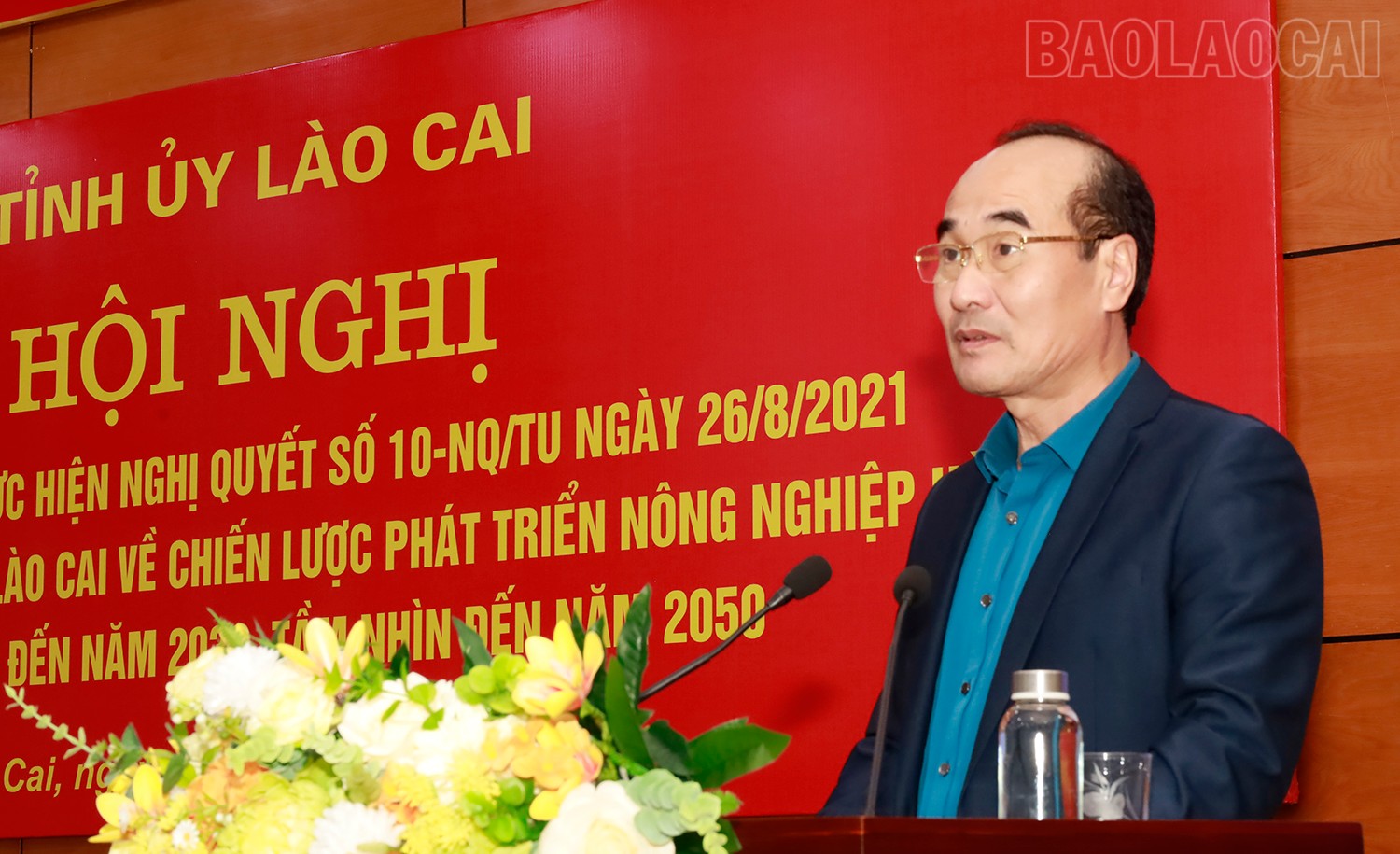 Đồng chí Vũ Xuân Cường, Phó Bí thư Thường trực Tỉnh ủy kết luận hội nghị. mg-6438.jpg