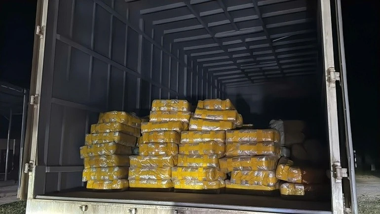 Ma túy được các đối tượng dùng ô-tô để vận chuyển. (Ảnh: Công an Điện Biên)