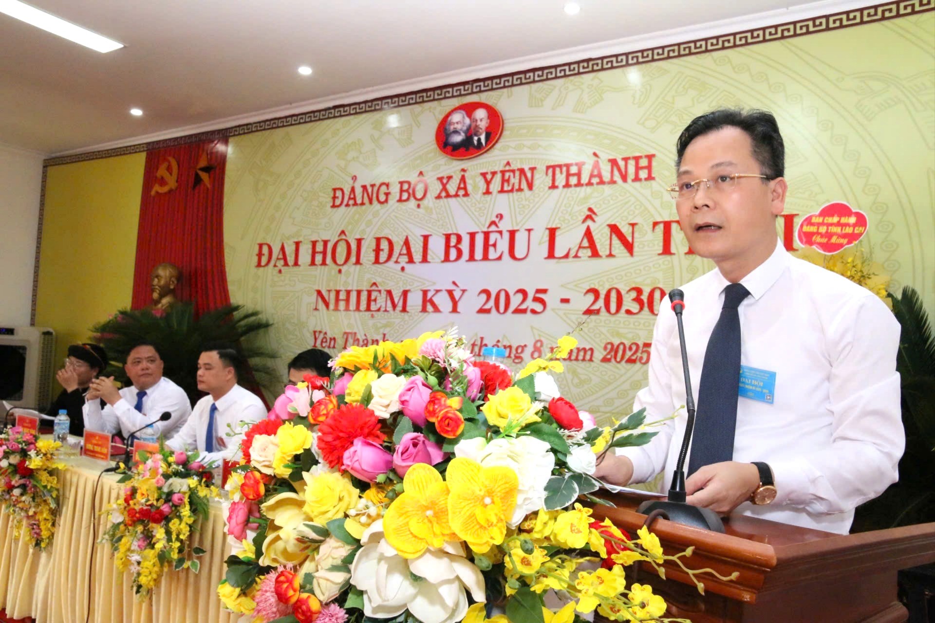Đồng chí Nguyễn Thành Sinh - Phó Chủ tịch UBND tỉnh phát biểu chỉ đạo tại Đại hội. sinh2-2896.jpg