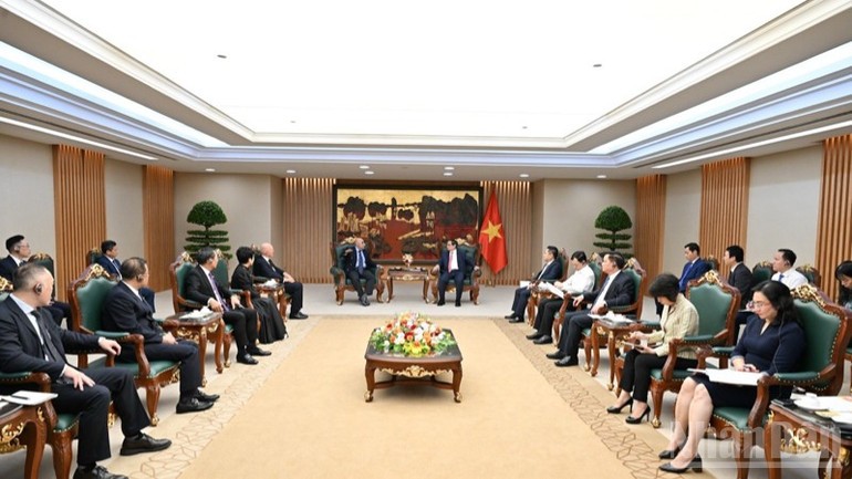 Quang cảnh buổi tiếp Quang cảnh buổi tiếp