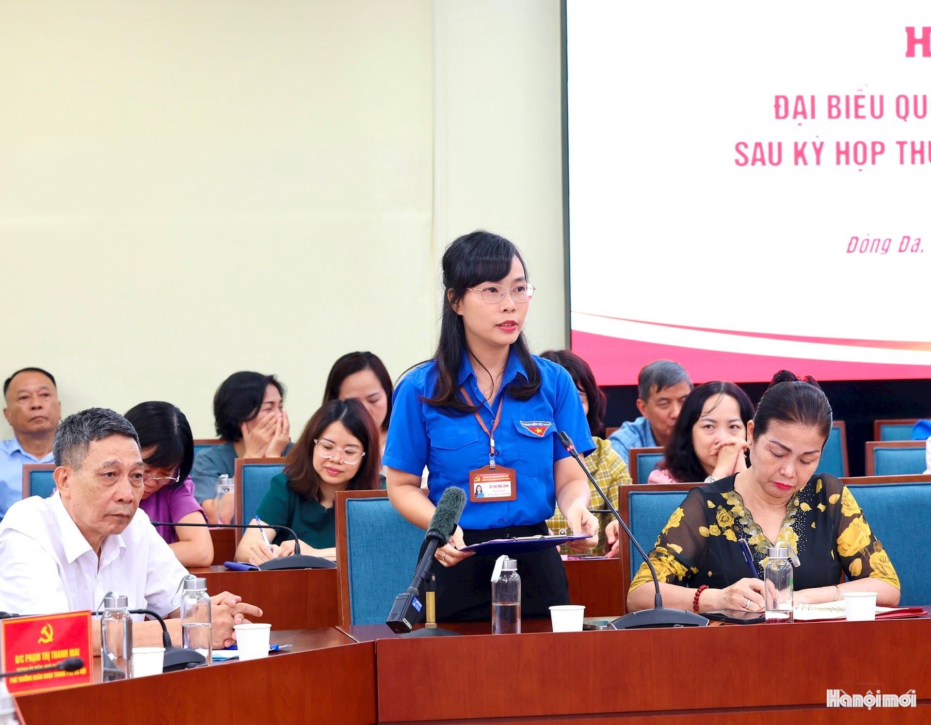 Cử tri phường Hai Bà Trưng phát biểu Cử tri phường Hai Bà Trưng phát biểu