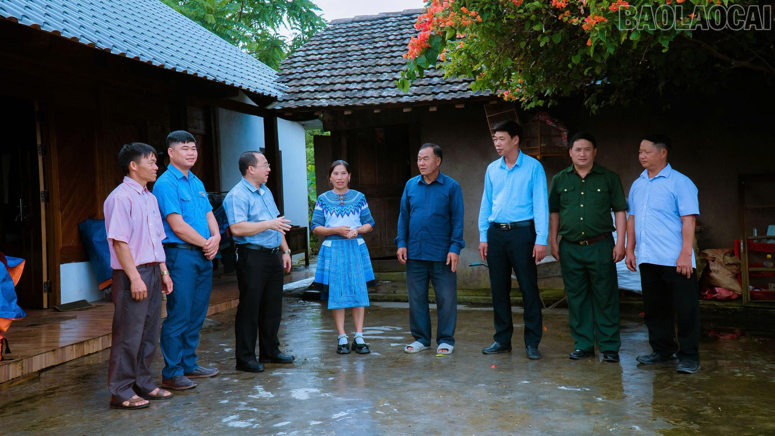 Tuyên truyền về nông thôn mới và chuyển đổi số tại xã Cao Sơn. baolaocai-tr_tuyen-truyen-cao-son.jpg