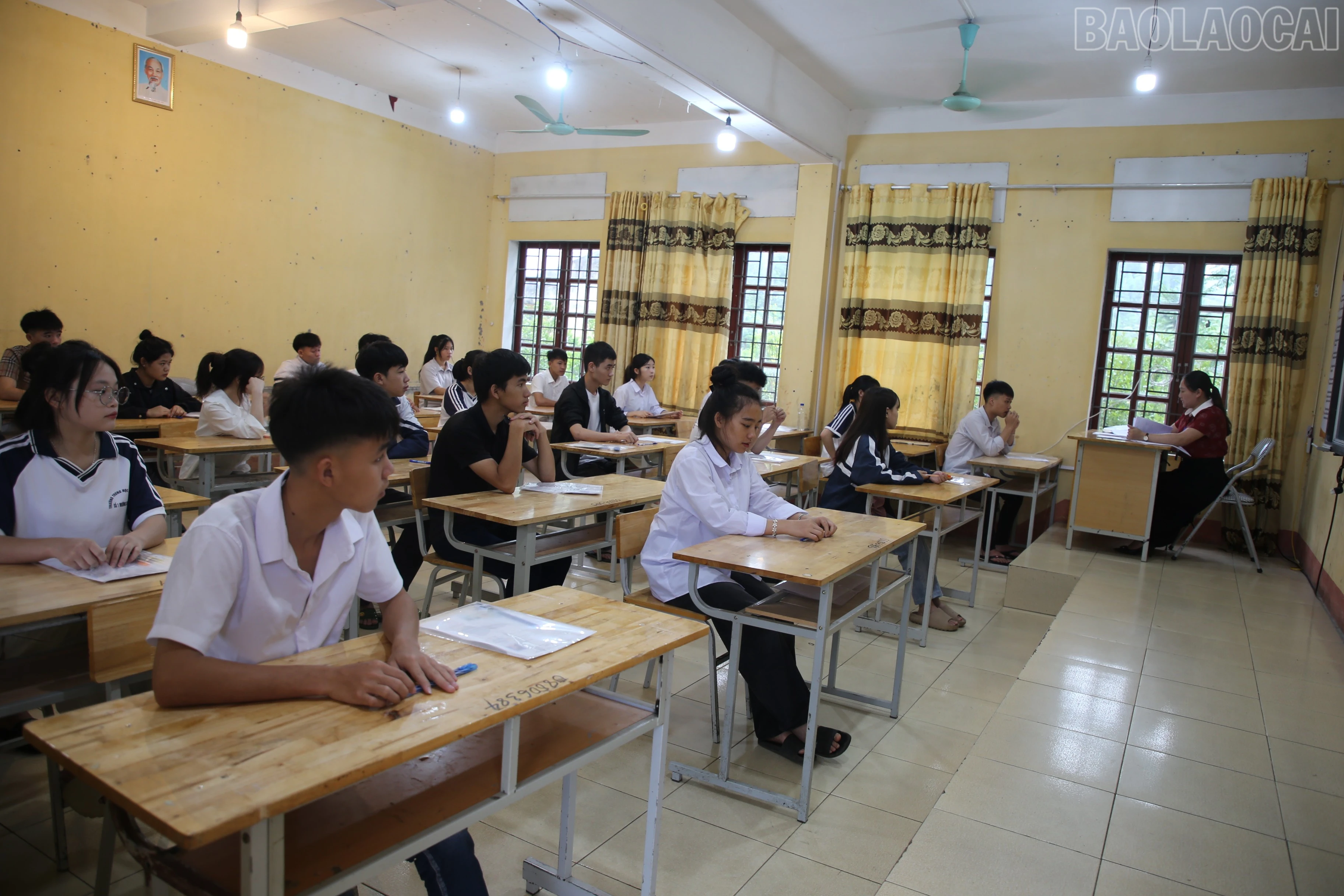 Hoạt động tại kỳ thi diễn ra an toàn, đúng quy chế.