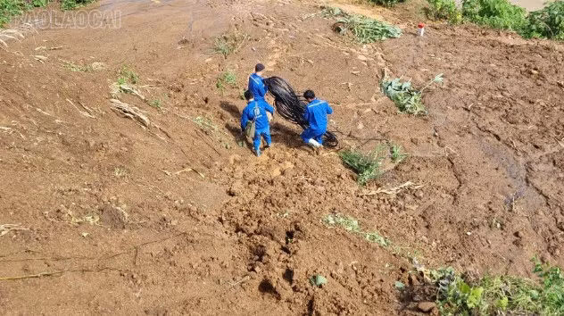 Vượt địa hình khó khăn, khôi phục hạ tầng viễn thông sau bão.