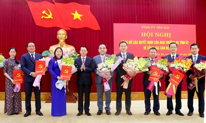 Yên Bái: Công bố các quyết định của Ban Thường vụ Tỉnh ủy về công tác cán bộ ảnh 6