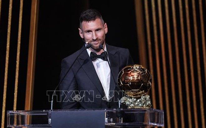 Lionel Messi giành Quả bóng Vàng 2023 ảnh 1 Lionel Messi giành Quả bóng Vàng 2023 ảnh 1