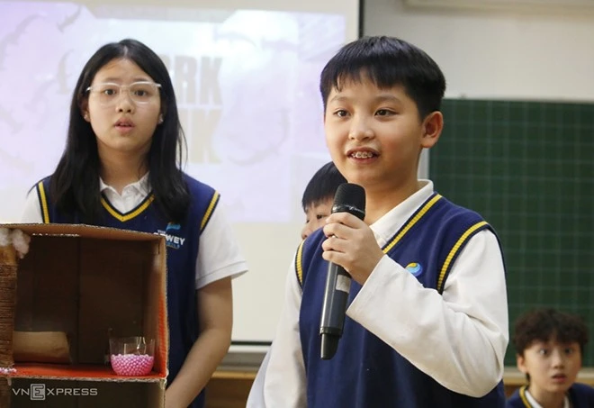 Học sinh lớp 6 thiết kế, gọi vốn bằng dự án nhà cho mèo ảnh 2