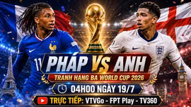 Tỷ lệ thắng trận Pháp vs Anh tranh hạng 3 mới nhất theo Opta