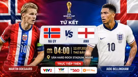 Phân tích dự đoán đội hình xuất phát trận Na Uy vs Anh 4h 12/7