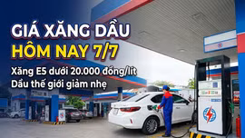 Giá xăng dầu hôm nay 7/7: Dầu thế giới WTI, Brent giảm nhẹ