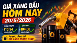 Giá xăng dầu hôm nay 20/5: Cập nhật giá dầu thế giới Brent, WTI mới nhất
