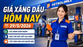 Giá xăng dầu hôm nay 29/5: Giảm sâu sau kỳ điều hành, dầu thế giới lao dốc