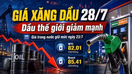 Giá xăng dầu hôm nay 28/7: Dầu thế giới WTI và Brent giảm mạnh