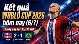 Kết quả World Cup 2026 hôm nay 6/7 mới nhất: Cú đúp của Haaland
