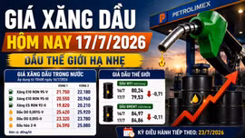 Giá xăng dầu hôm nay 17/7: Trong nước tăng, dầu thế giới hạ nhẹ