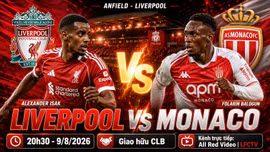Nhận định Liverpool vs Monaco 20h30 ngày 9/8: Iraola ra mắt Anfield