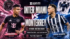 Link trực tiếp Inter Miami vs Monterrey 7h ngày 9/8: Messi vắng mặt