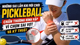 Cảnh báo sai lầm phổ biến khi chơi Pickleball