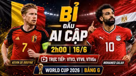 Nhận định Bỉ vs Ai Cập 2h 16/6: De Bruyne đối đầu Salah ở bảng G