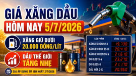 Giá xăng dầu hôm nay 5/7: Dầu thế giới tăng nhẹ