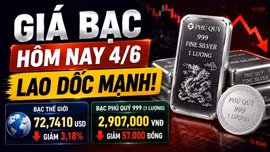 Giá bạc hôm nay 4/6: Vì sao thị trường bạc bất ngờ lao dốc?