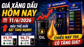 Giá xăng hôm nay 11/6: Dầu thế giới tăng, giáxăng thay đổi thế nào chiều nay?