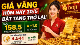 Cập nhật giá vàng SJC, BTMC, DOJI, PNJ, Phú Quý hôm nay 30/5/2026