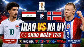 Nhận định Iraq vs Na Uy 5h 17/6: Chờ sức mạnh của Haaland