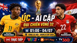 Phân tích dự đoán đội hình xuất phát trận Úc vs Ai Cập 1h ngày 4/7