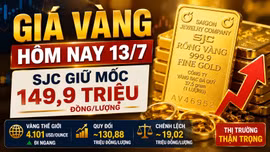 Giá vàng hôm nay 13/7: Vàng SJC, BTMC, DOJI, PNJ chờ biến động tuần mới