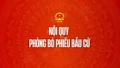 Nội quy phòng bỏ phiếu bầu cử