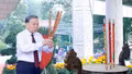 Tổng Bí thư, Chủ tịch nước Tô Lâm dâng hương tưởng niệm các Anh hùng liệt sĩ tại Tây Ninh