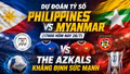 Dự đoán tỷ số Philippines vs Myanmar (17h00 hôm nay 28/7): The Azkals khẳng định sức mạnh