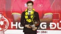 Hoàng Đức lần thứ ba nhận danh hiệu Quả bóng Vàng Việt Nam