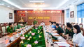 Đại tá Trịnh Khắc Cường - Giám đốc Công an tỉnh Lào Cai kiểm tra công tác đảm bảo an ninh, trật tự tại xã Mường Khương