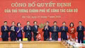 Thủ tướng Lê Minh Hưng chủ trì lễ công bố quyết định về công tác cán bộ