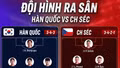 Trực tiếp Hàn Quốc - CH Séc (9h hôm nay 12/6 ): Khởi đầu quyết định