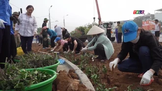 Phường Kim Tân xã hội hóa 150 triệu đồng chỉnh trang tiểu công viên