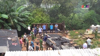 Tính đến 11h ngày 13/9, mưa lũ làm 4 người chết và 5 người mất tích, 5 người bị thương
