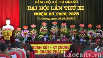 Đảng bộ xã Trì Quang, huyện Bảo Thắng tổ chức thành công Đại hội điểm cấp cơ sở