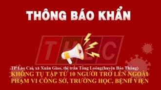 Không tụ tập 10 người trở lên ngoài phạm vi công sở, trường học, bệnh viện