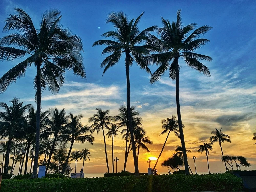 Hoàng hôn trên đảo ngọc Phú Quốc.