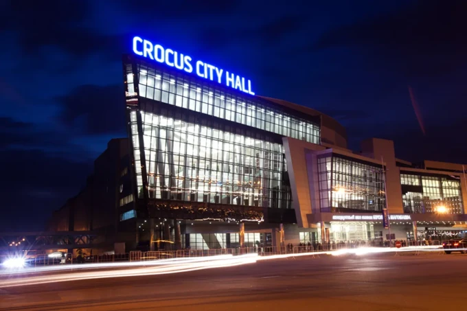 Nhà hát Crocus city hall trước khi xảy ra vụ tấn công.