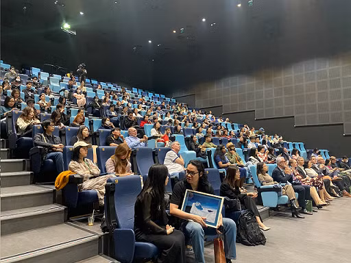 Quang cảnh buổi khai mạc tại điểm chiếu phim Lotte Cinema Tây Hồ.