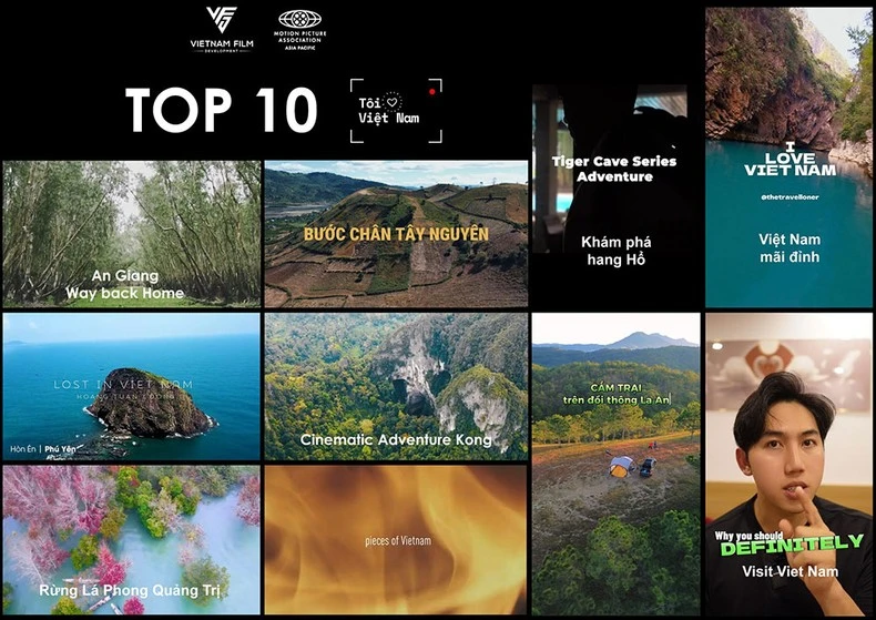 Các clip lọt vào vòng chung khảo.